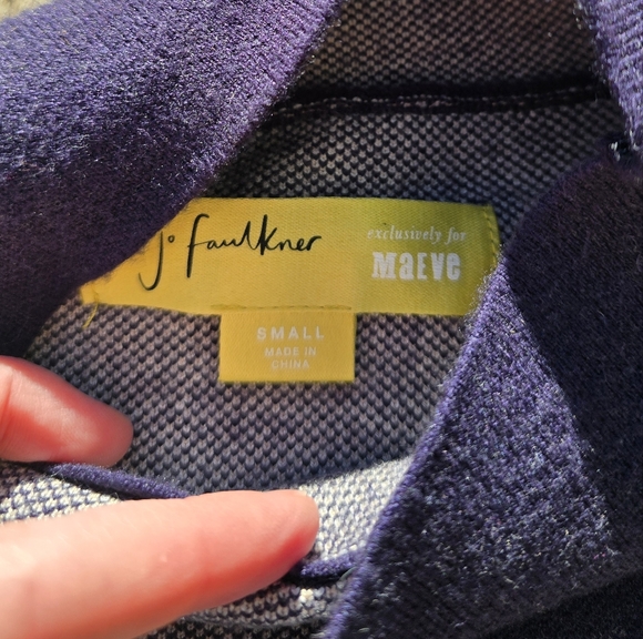 Anthropologie Maeve Carys Jo Faulkner Mock Neck Floral Sweater Size Small - Picture 5 of 6